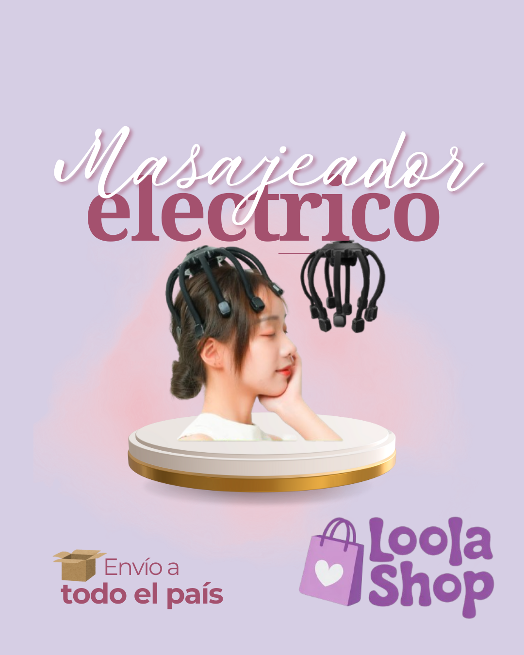 Masajeador Eléctrico De Cuero Cabelludo
