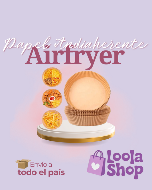 Papel Andiaherente Airfryer Pack De 50