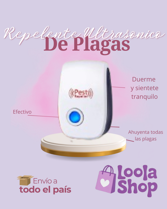 Repelente Ultrasonico De Plagas y Ratones