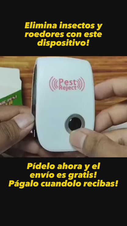 Repelente Ultrasonico De Plagas y Ratones